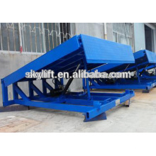 8 t Warehouse stationary hydraulic cylinder dock leveler/manual dock levelers